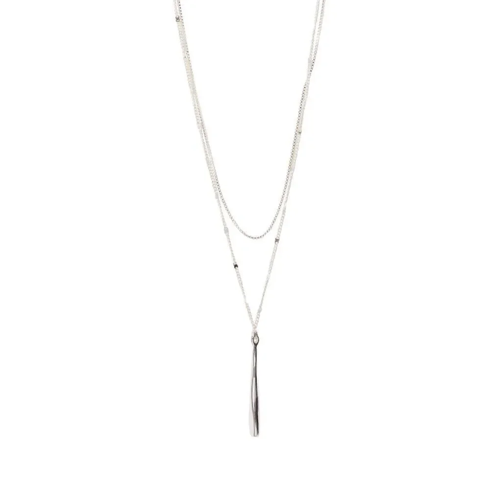 Jenny Bird Leena Pendant Necklace Silver